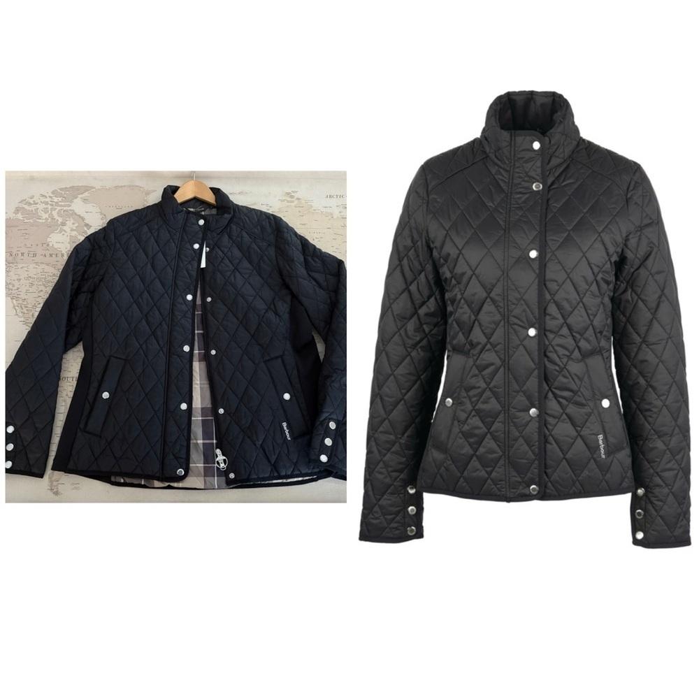 🆕Barbour Yarrow Quilted Jacket Size 12/Euro 42 NWT